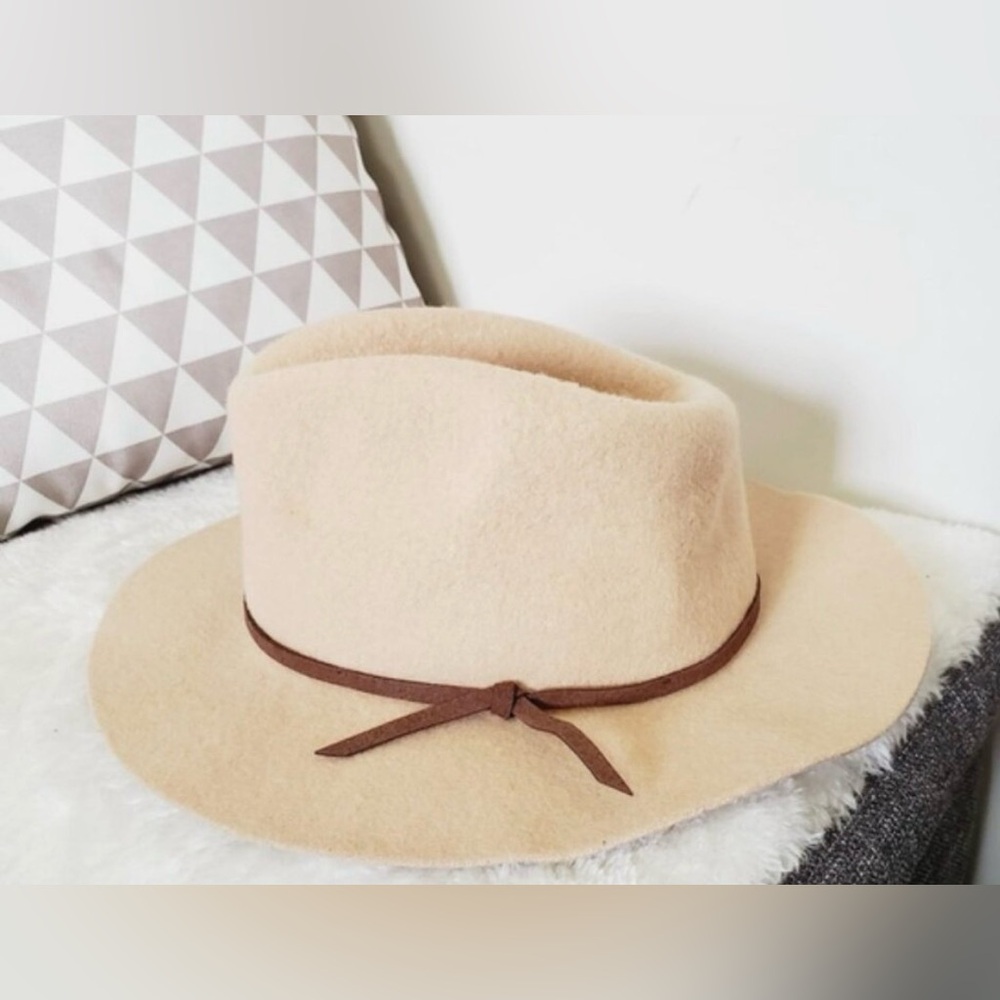 BRIXTON WESLEY WOOL FELT FEDORA